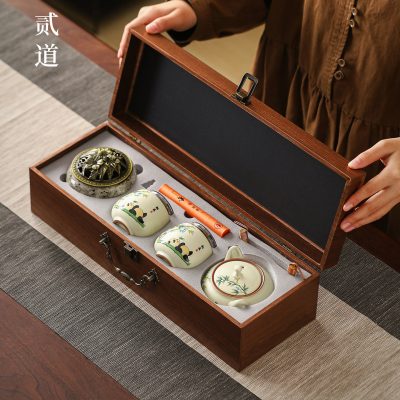 Panda Cultural and Creative Tea Set Gift Box Chengdu Peripheral Souvenirs Gifts for Foreigners Business Practical Souvenirs