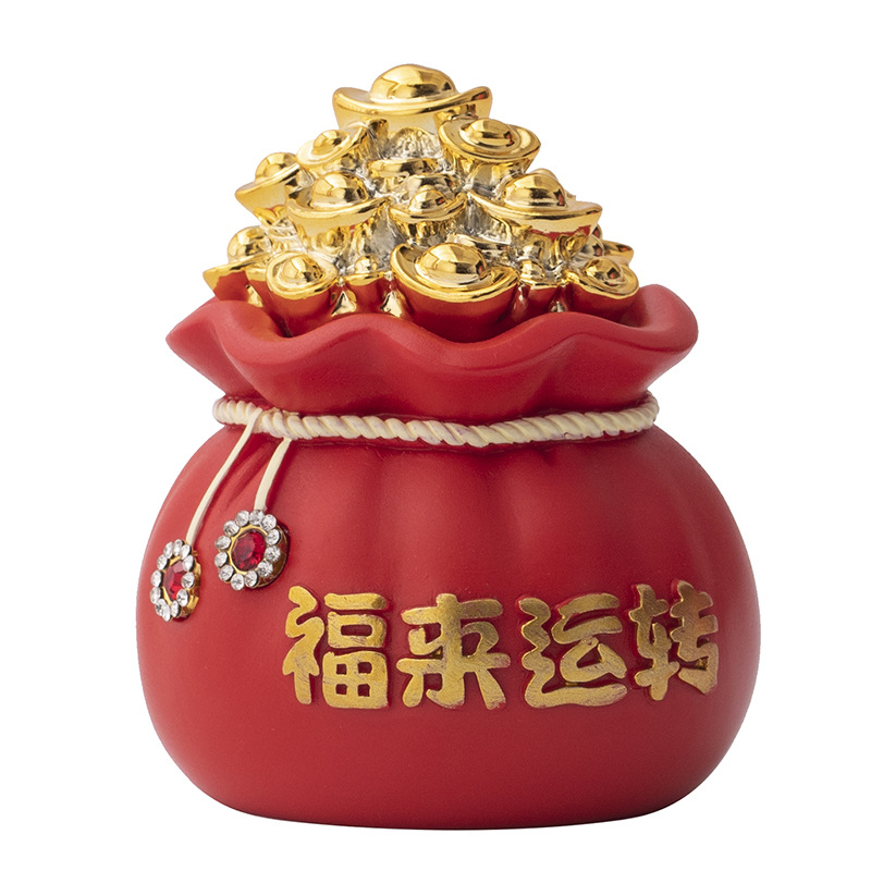 Fortune-Attracting Lucky Bags, Treasure Bowls, and Good Luck Symbols Are Ideal for Housewarming Gifts, New Home Presents, Store Openings, New Year, and Birthday Gifts - Image 5