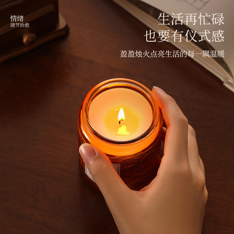 Soybean Scented Candles, High Aesthetic Value, Long-Lasting Fragrance for the Bedroom, Smoke-Free Home Ambiance, Gift Decoration Items - Image 3