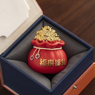 Fortune-Attracting Lucky Bags, Treasure Bowls, and Good Luck Symbols Are Ideal for Housewarming Gifts, New Home Presents, Store Openings, New Year, and Birthday Gifts