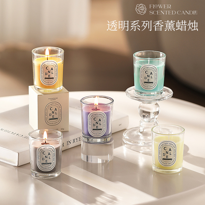 Aromatherapy Candles with a High-End Feel, Birthday Gifts for Girls, Wedding Souvenirs, Long-Lasting Soy Wax Decorations for the Bedroom, Cross-Border Wholesale Customization - Image 4