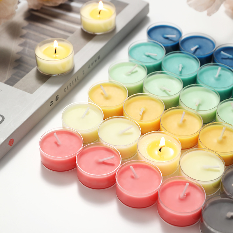 Colorful Small Candle Fragrance Gift, Atmospheric Wedding Souvenir, Handmade Holiday Soybean Valentine's Day Scented Candle - Image 2