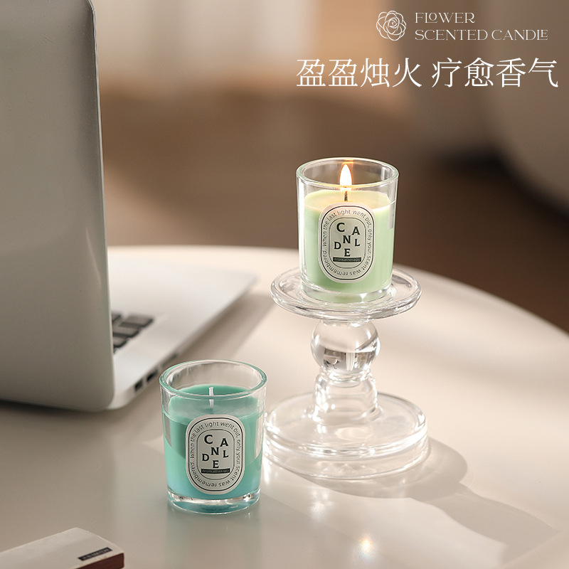 Aromatherapy Candles with a High-End Feel, Birthday Gifts for Girls, Wedding Souvenirs, Long-Lasting Soy Wax Decorations for the Bedroom, Cross-Border Wholesale Customization - Image 3