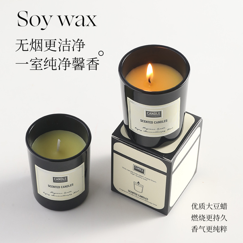 Slightly Yellow Scented Candle, Soy Wax, High-End, Long-Lasting, Suitable for Bedroom, Birthday, Wedding, Gift, Fragrance Gift Wholesale - Image 2