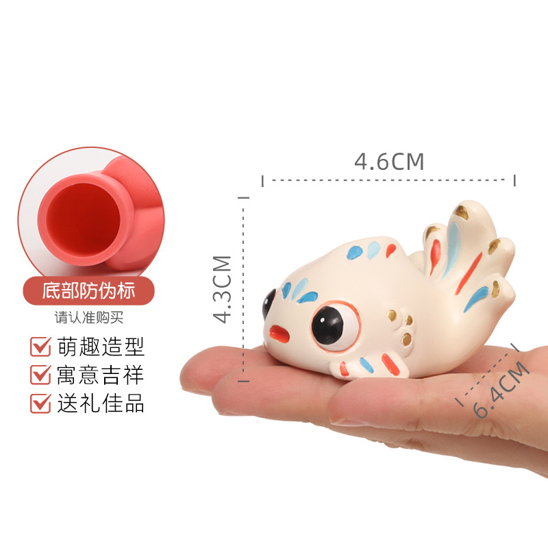 Quanzhou Cultural and Creative Water Dropping Beast Resin Ornament Desktop Decoration Small Figurine Southern Fujian Crafts Dragon Boat Festival Intangible Cultural Heritage Gift - Image 4