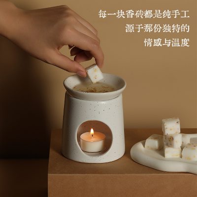 Aromatherapy Candles, High-End Aromatherapy Burners, Soy Wax Blocks, Ceramic Indoor Long-Lasting Decorations for Weddings and Birthdays, Gift Boxes Wholesale
