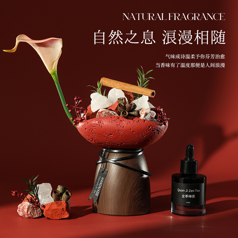 Flameless Aromatherapy Hotel and Home Use High-End Scent Diffuser Stone Gift Box Fragrance Diffuser Housewarming Gift Decoration Wholesale - Image 2