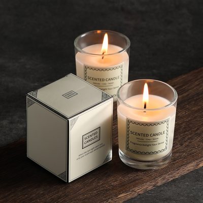 Aromatherapy Candles, High-End Indoor Long-Lasting Fragrance Gift Boxes, Wedding and Birthday Souvenirs, Cross-Border Wholesale Customization