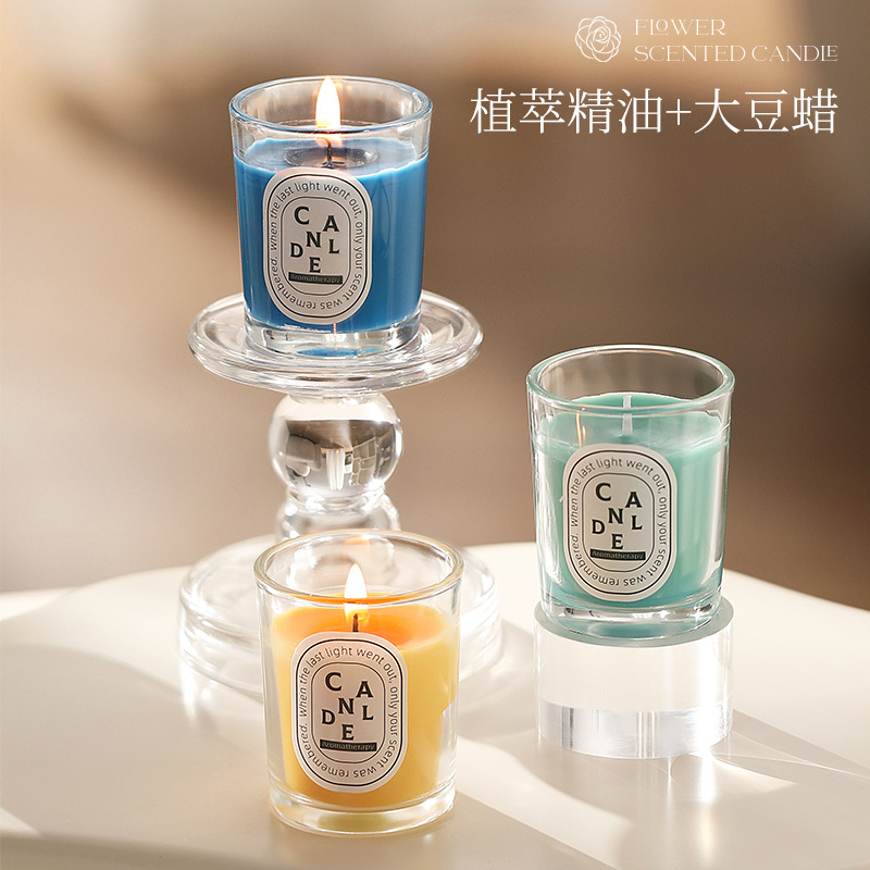 Aromatherapy Candles with a High-End Feel, Birthday Gifts for Girls, Wedding Souvenirs, Long-Lasting Soy Wax Decorations for the Bedroom, Cross-Border Wholesale Customization - Image 2