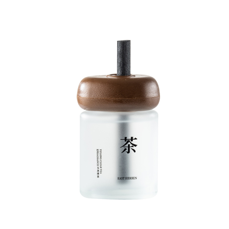 Wood Grain Cover Flameless Aroma Diffuser with Rattan Sticks and Essential Oils for Bedroom, Hotel, Bathroom, Indoor Freshening, High-End Deodorizing Ornament - Image 5
