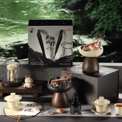 Wild Mountain Fireless Aromatherapy Crystal Essential Oil for Home Use, Long-Lasting Fragrance, Deodorizing, High-End Gift Box, Decorative Item, Souvenir