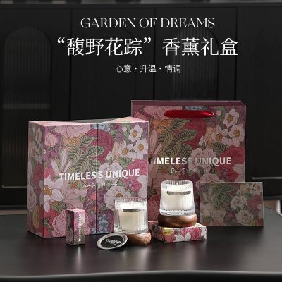Aromatherapy Candle Gift Box, High-End Long-Lasting Fragrance Set, Birthday Gift, Wedding Souvenir, Decorative Items, Wholesale Customization