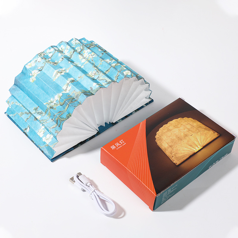 Newly Upgraded Creative Book Lamp, Cultural and Creative Gifts, Customized Foldable Screen Book Lamp, Forbidden City Cultural and Creative Night Lamp - Image 5