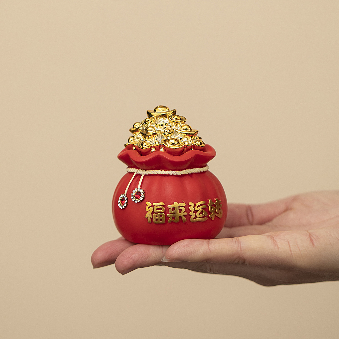 Fortune-Attracting Lucky Bags, Treasure Bowls, and Good Luck Symbols Are Ideal for Housewarming Gifts, New Home Presents, Store Openings, New Year, and Birthday Gifts - Image 4