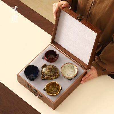 Chinese Style Forbidden City Cultural and Creative Five Elements Tea Cup Tea Set Gift Company Anniversary Store Celebration Event Souvenir Printed Logo