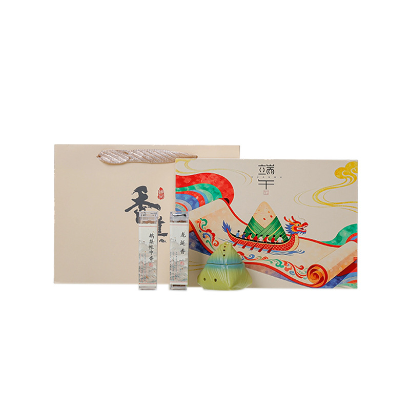 Dragon Boat Festival Zongzi Ceramic Incense Burner Souvenir for Home Tea Room Incense Burner Indoor Incense Burner Sandalwood Ornament Gift - Image 5