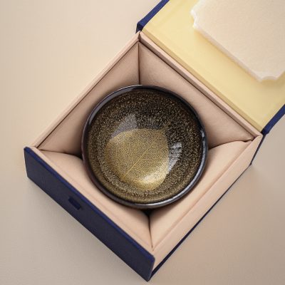 Yao-Shaped Leaf Cup, Built-In Tea Cup, Ceramic Cup, Kung Fu Master Cup, Maple Leaf Cup, Gift for Elders and Foreign Customers