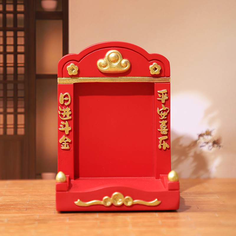 National Trend Five Blessings Niche Altar Creative Office Desk Decompression Decorative Ornaments Chinoiserie God of Wealth Gods Worship Gifts - Image 4