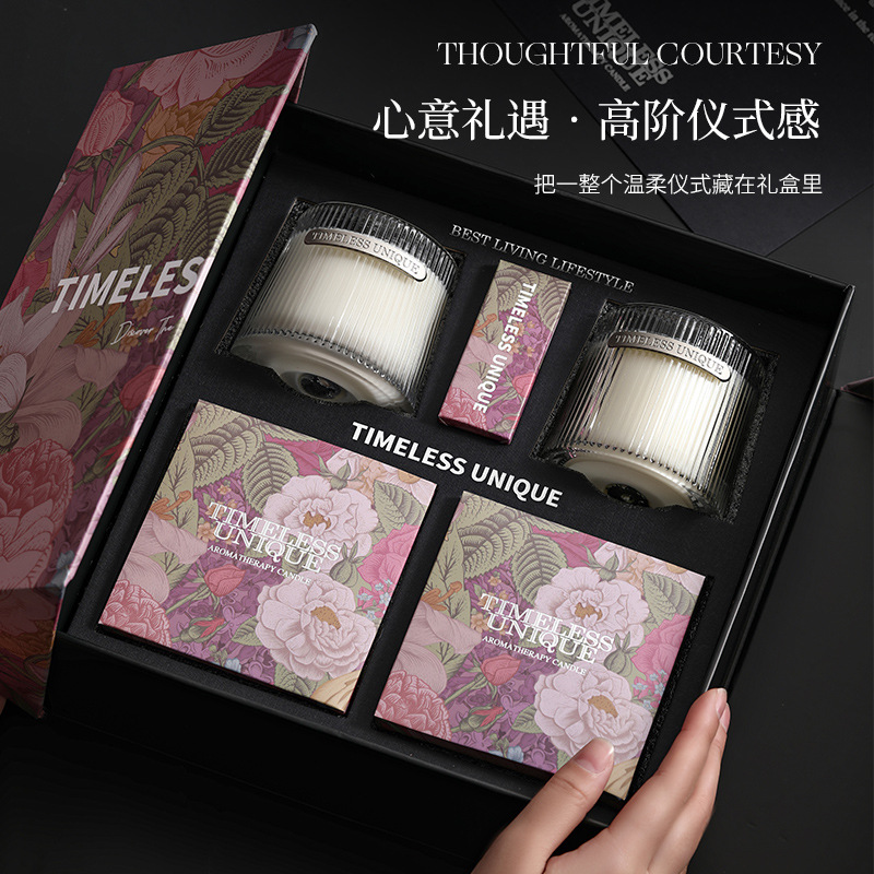 Aromatherapy Candle Gift Box, High-End Long-Lasting Fragrance Set, Birthday Gift, Wedding Souvenir, Decorative Items, Wholesale Customization - Image 2