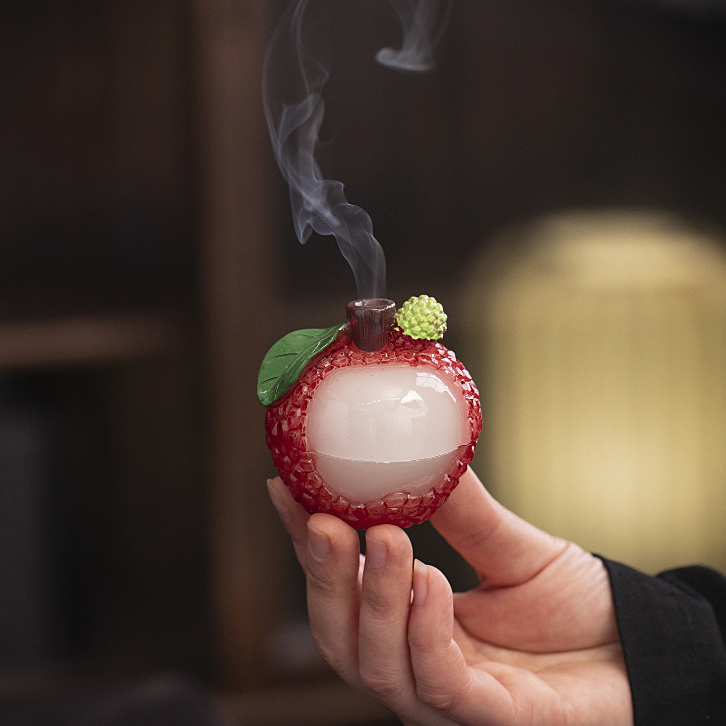 Mini High-End Niche Lychee Incense Burner for Home Indoor Use, Tea Table, Tea Room, Tea Ceremony, Incense Burner, Aromatherapy Burner, Decorative Piece - Image 3