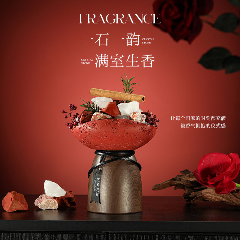 Flameless Aromatherapy Hotel and Home Use High-End Scent Diffuser Stone Gift Box Fragrance Diffuser Housewarming Gift Decoration Wholesale - Image 4