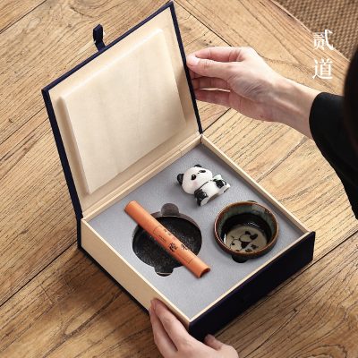 Panda Cultural and Creative Souvenirs Chengdu Peripheral Souvenirs Gifts for Foreign Customers Tea Sets Business Gifts Gift Boxes