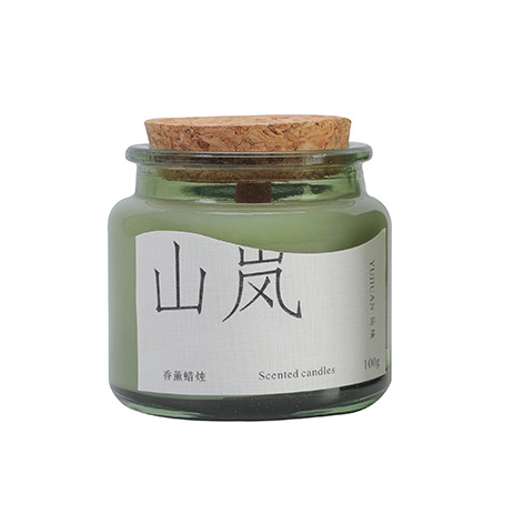 Cork Green Cup Aromatherapy Candle Wholesale Soy Wax Aromatherapy Candle Cup Home Indoor Aromatherapy Creative Niche Gift - Image 5