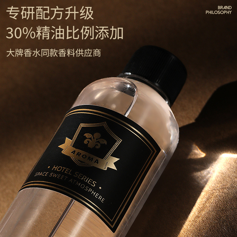 Five-Star Hotel Aromatherapy Refill Liquid Large Bottle for Scent Diffuser, Essential Oil for Home Use, Long-Lasting Indoor Bedroom Fragrance Water