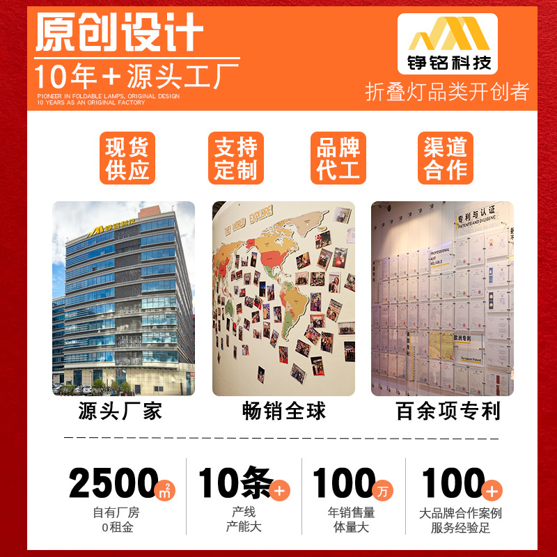 New Year's Cultural and Creative Gifts, New Upgraded Bluetooth Speakers, Foldable Lamps, High-End Annual Meeting Souvenirs, Commemorative Gifts - Image 4
