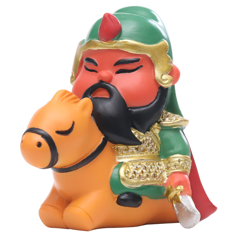 Authentic Guan Gong Blind Box Hand-Made Ornaments, God of Wealth Decorative Resin Small Ornaments, Martial Saint Peripheral Cultural and Creative Souvenirs and Gifts - Image 5