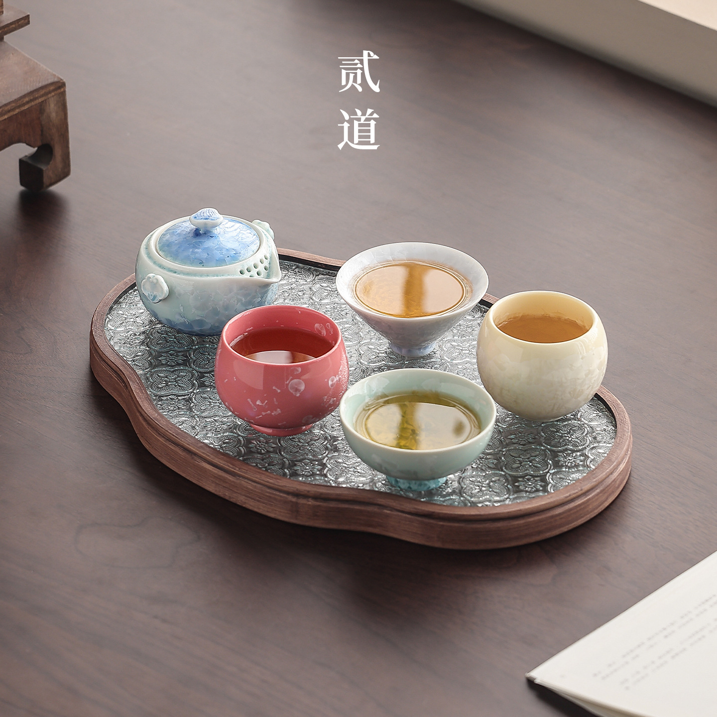 Chinese-Style Forbidden City Cultural Creative Five-Element Cup Tea Set Gift Company Anniversary High-End Practical Creative Souvenir for Clients - Image 4