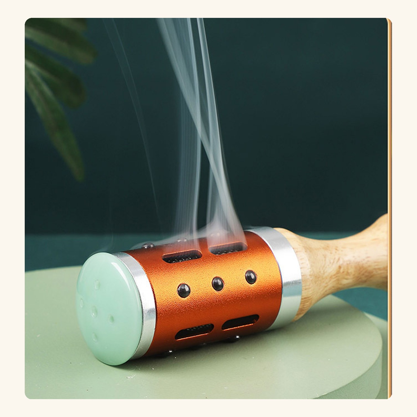 Moxibustion warming chamber detail