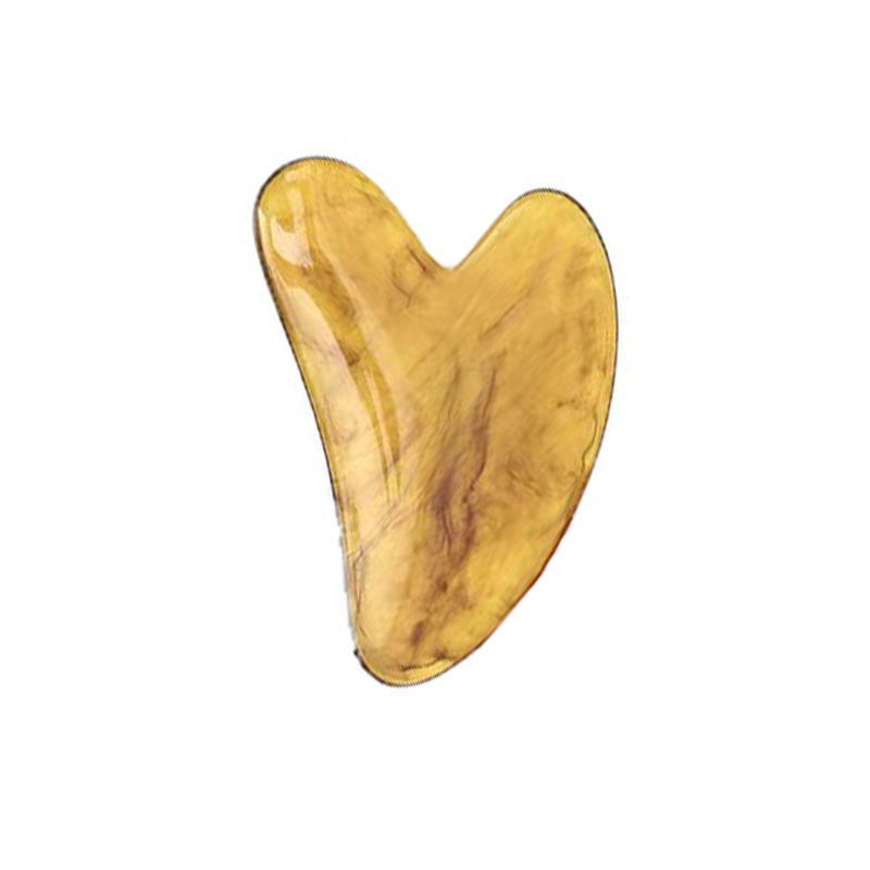 Amber resin Gua Sha tool