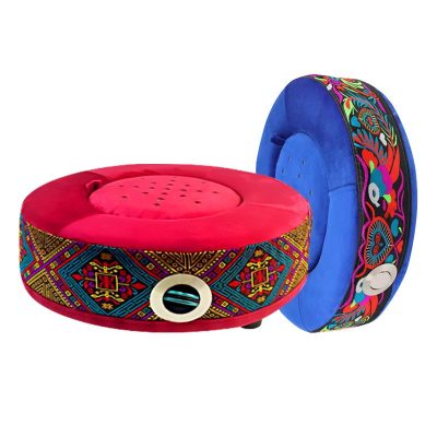 Moxibustion sitting cushion stool red and blue product view