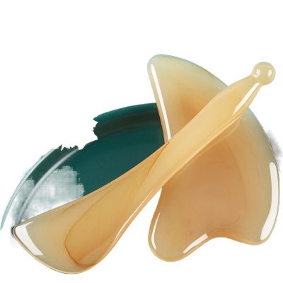 Horn-style Gua Sha board and massage stick product view