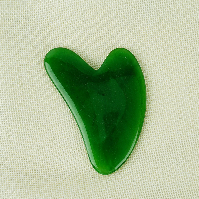 Dark green resin Gua Sha tool