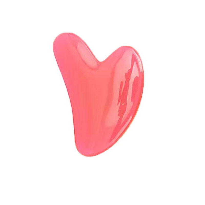 Light red resin Gua Sha tool