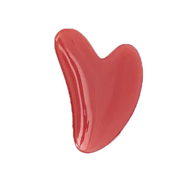 Red resin Gua Sha tool