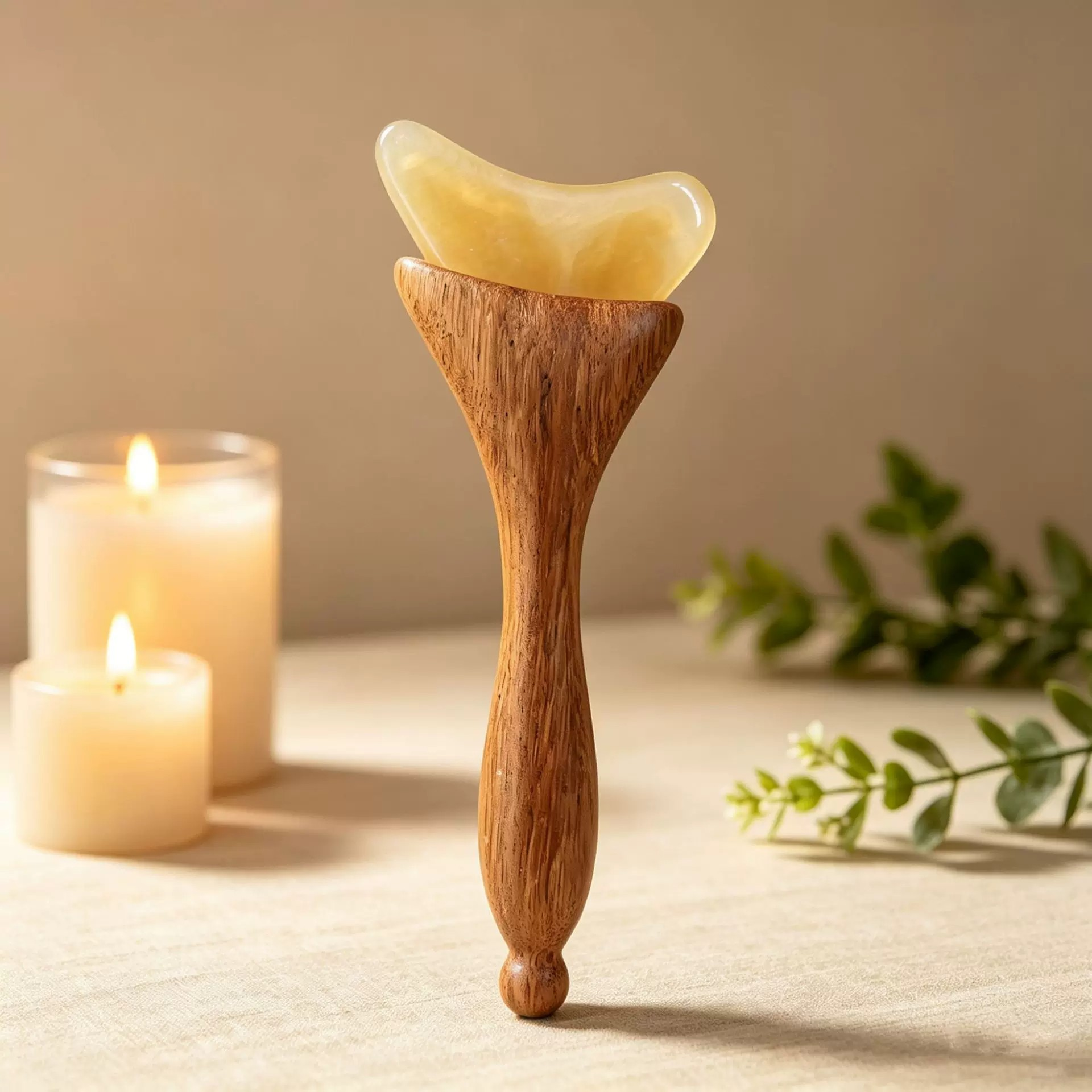 Natural Ox Horn Eye Massage Tool - Image 4