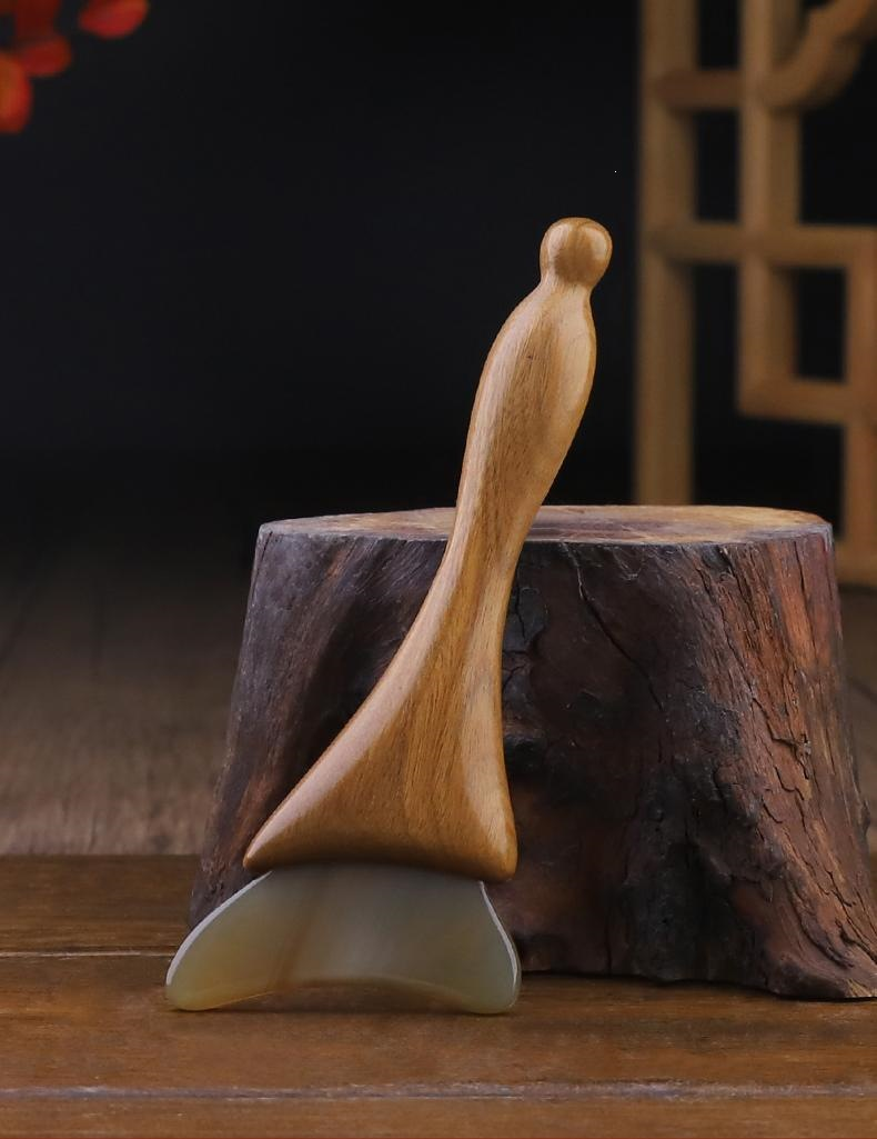 Natural Ox Horn Eye Massage Tool - Image 3