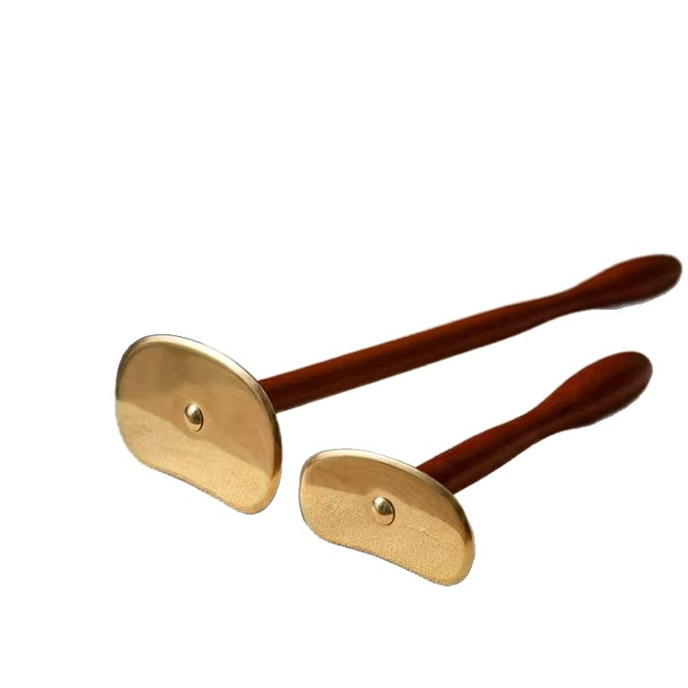 Brass Long-Handle Tai Chi Gua Sha Board