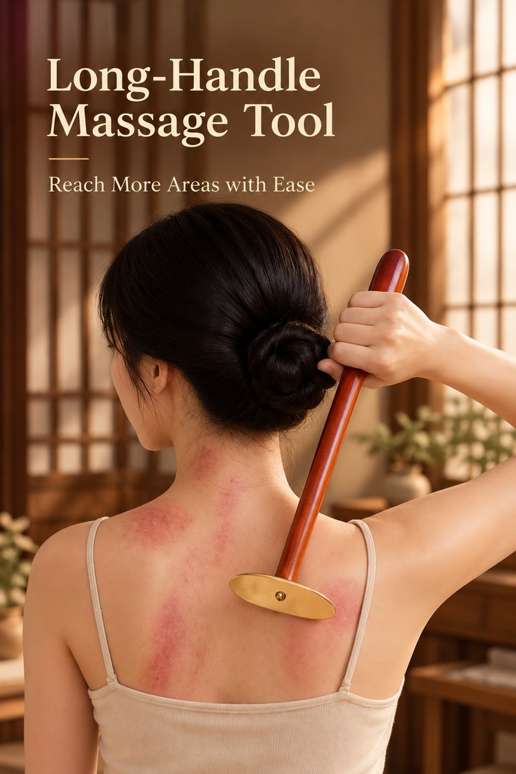 Brass Long-Handle Tai Chi Gua Sha Board - Image 6