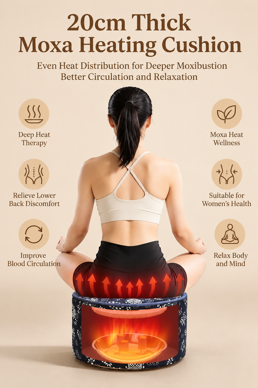 Wooden Moxibustion Stool - Image 3
