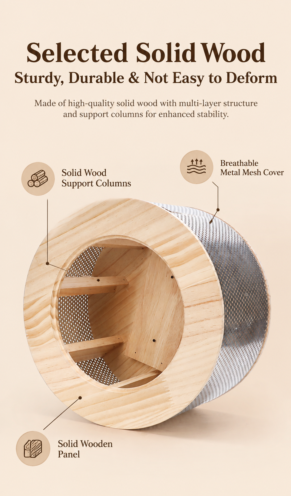 Wooden Moxibustion Stool - Image 5